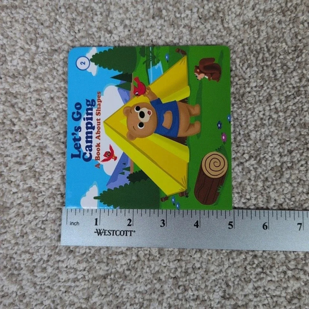 Lets Go Camping‎ A Book About Shapes Board Book Childrens Educational